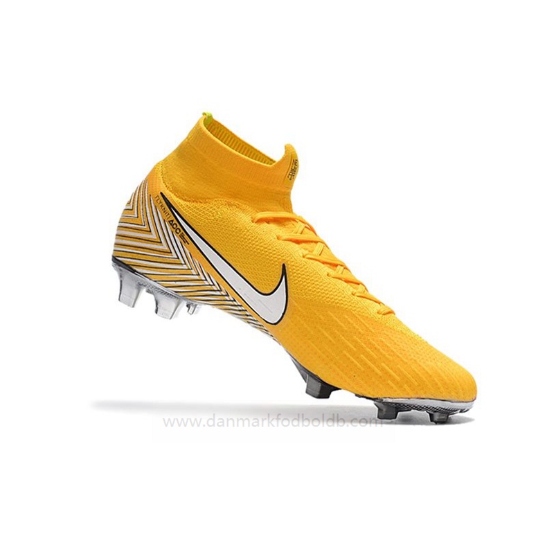 Neymar Nike Mercurial Superfly 6 Elite FG Børn – Guld Hvid